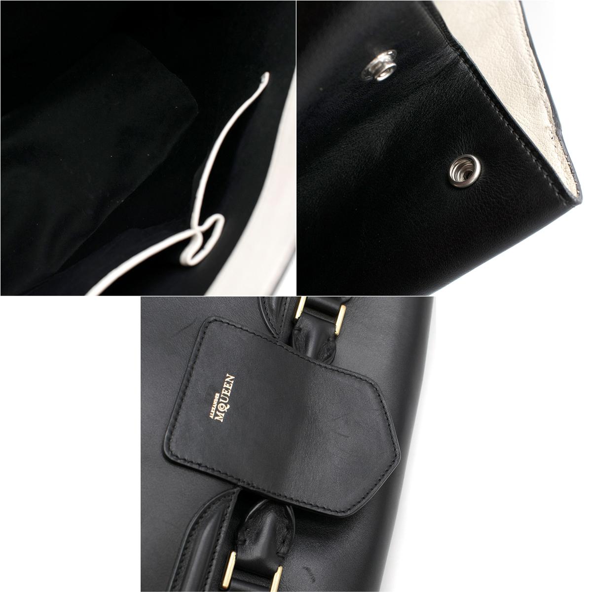 Alexander McQueen Black & White XL Tote Bag 4