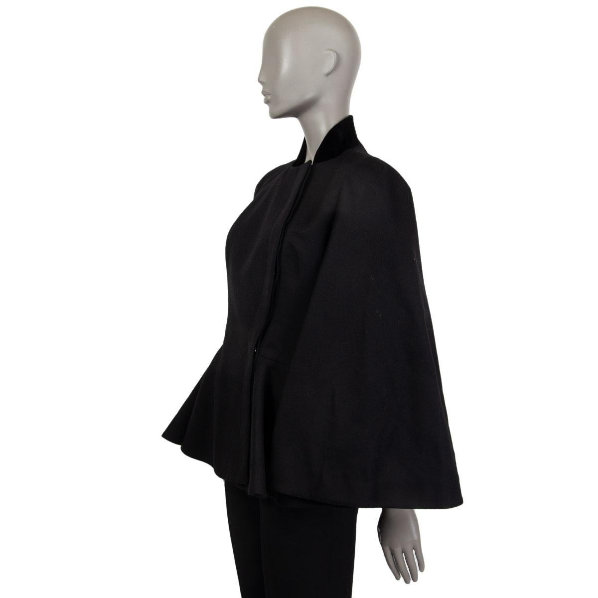 peplum cape jacket