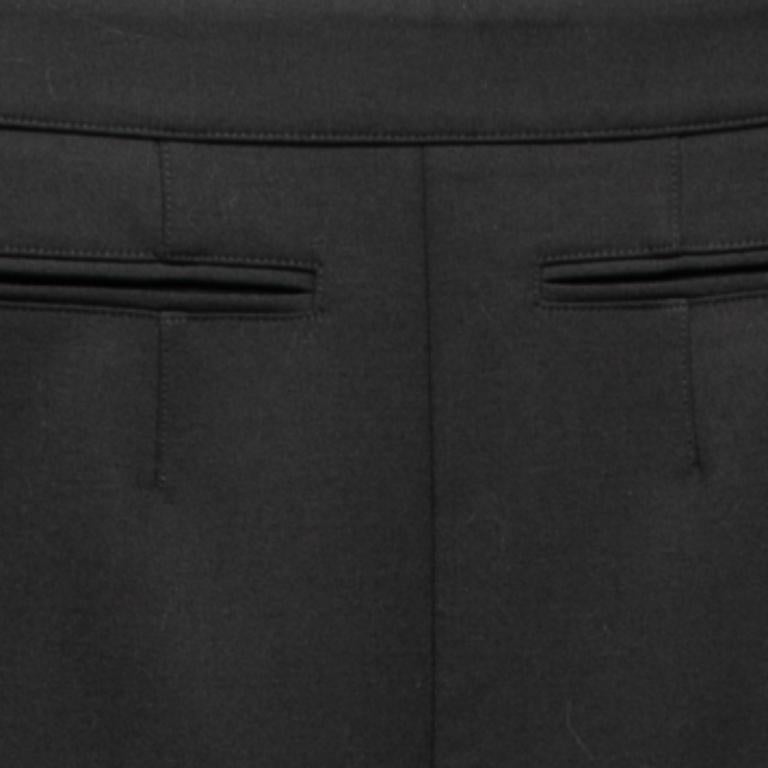 Nero Alexander McQueen - Pantaloni con zip in lana nera - S in vendita