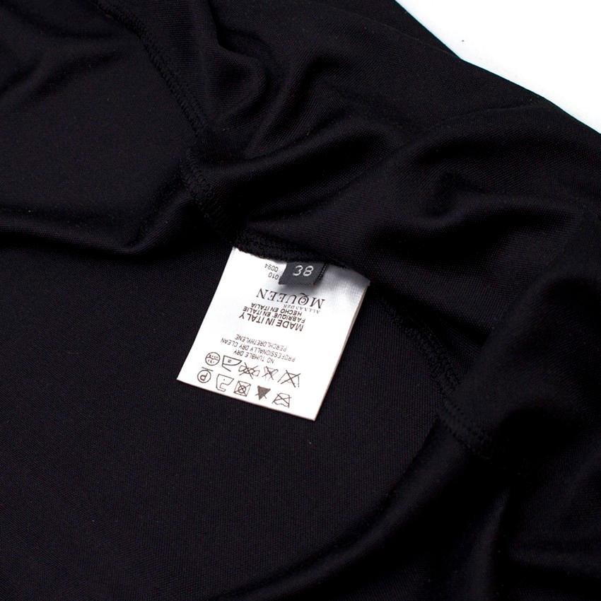 Alexander McQueen Black Zip Dress US 0-2 For Sale 1