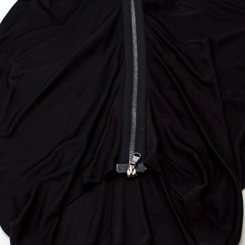 Alexander McQueen Black Zip Dress US 0-2 For Sale 5