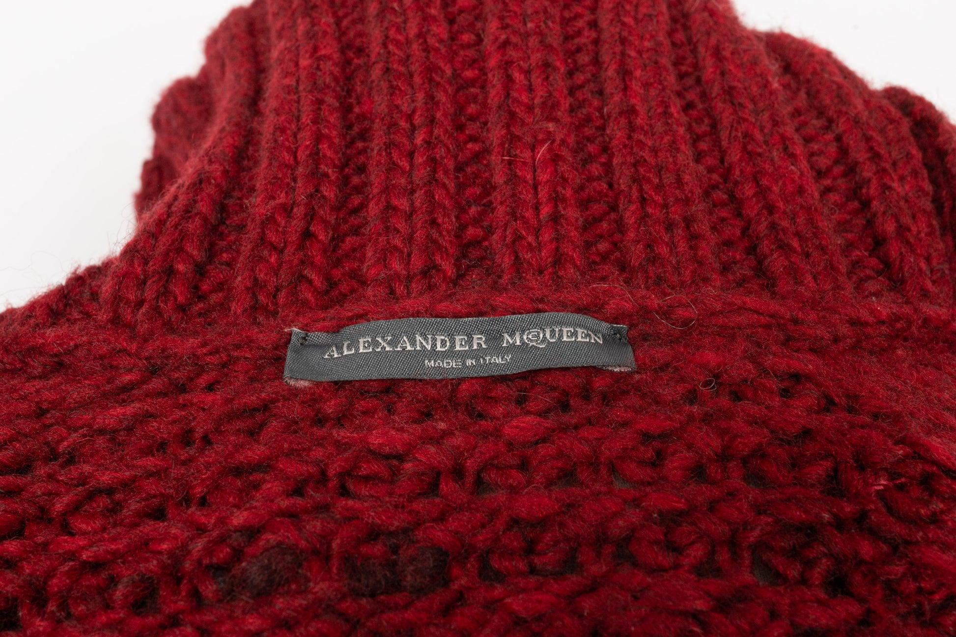 Alexander Mcqueen Blended Wool Cardigan For Sale 4