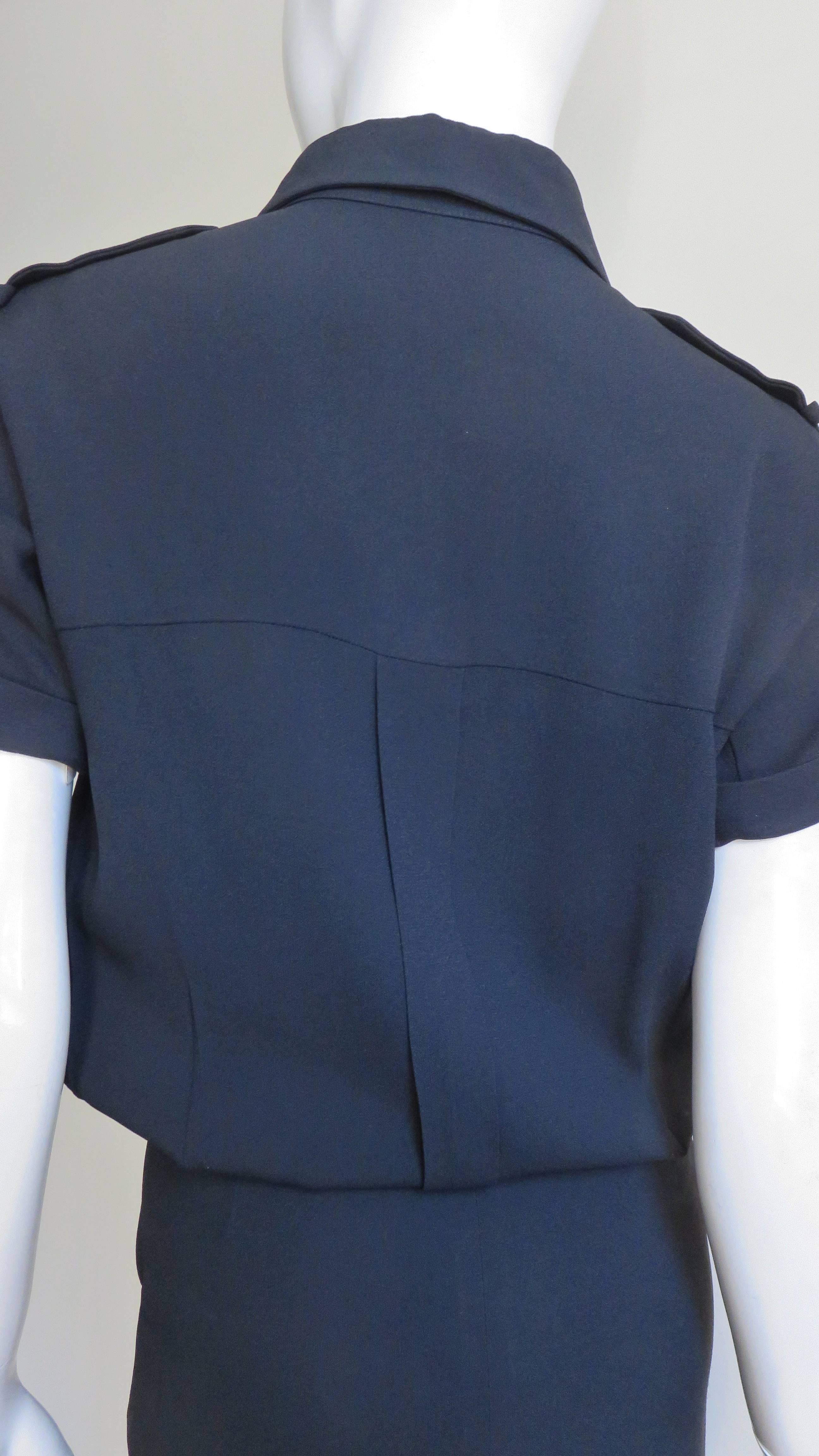 Alexander McQueen - Robe chemise taille chemise en vente 4