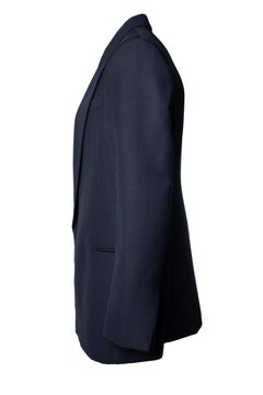 Alexander McQueen, blue blazer jacket