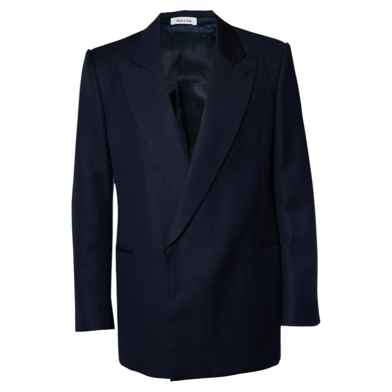Alexander McQueen, blue blazer jacket
