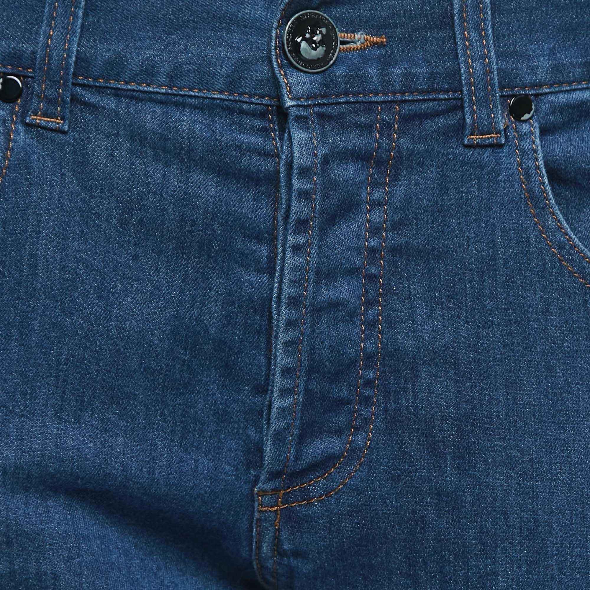 Blu Alexander McQueen Jeans in denim blu M Vita 30 in vendita