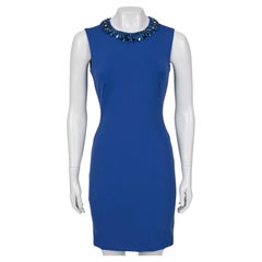 Alexander McQueen - Robe cintrée - Bleu - IT40