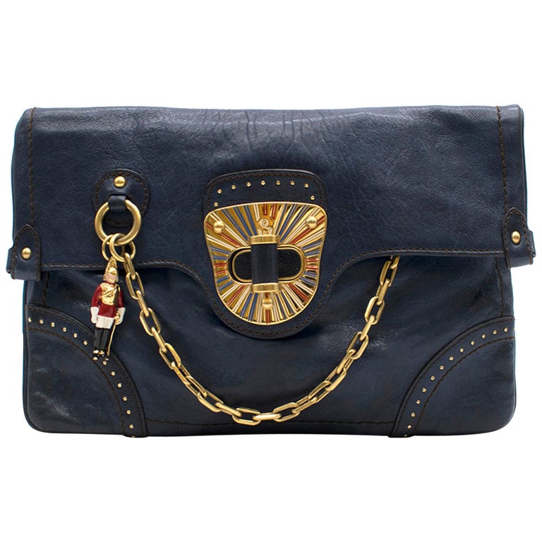 alexander mcqueen blue bag