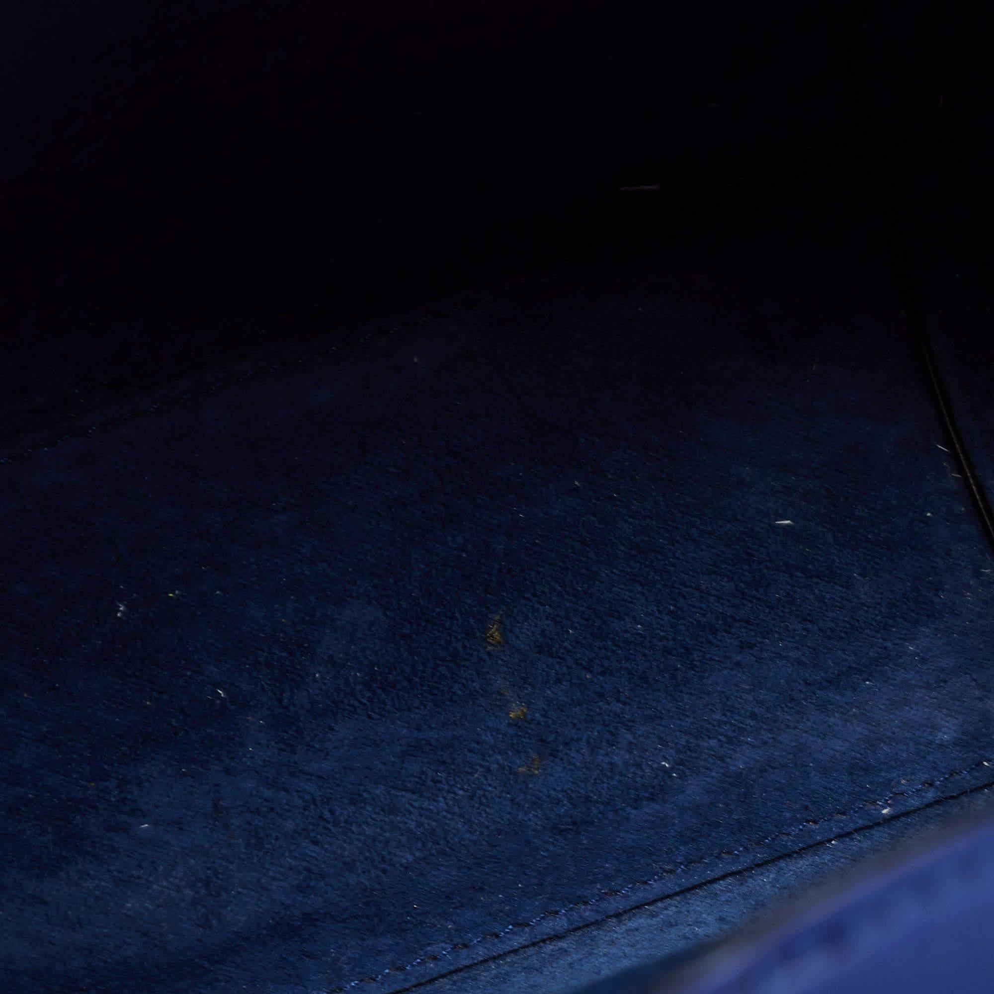 Alexander McQueen Blue Leather Mini Heroine Bag 6