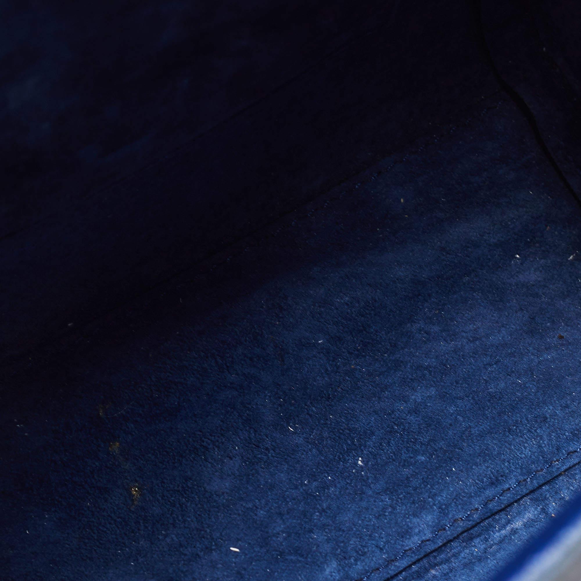 Alexander McQueen Blue Leather Mini Heroine Bag 2