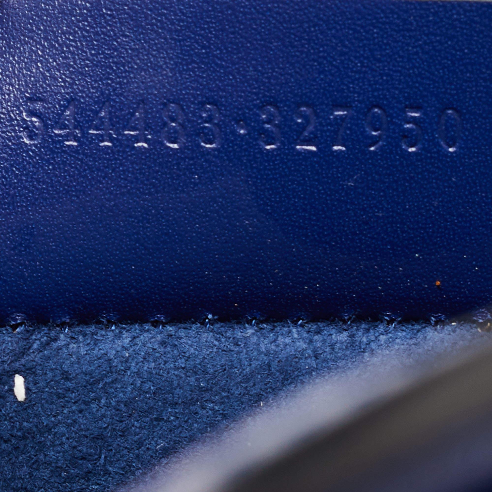 Alexander McQueen Blue Leather Mini Heroine Bag 4