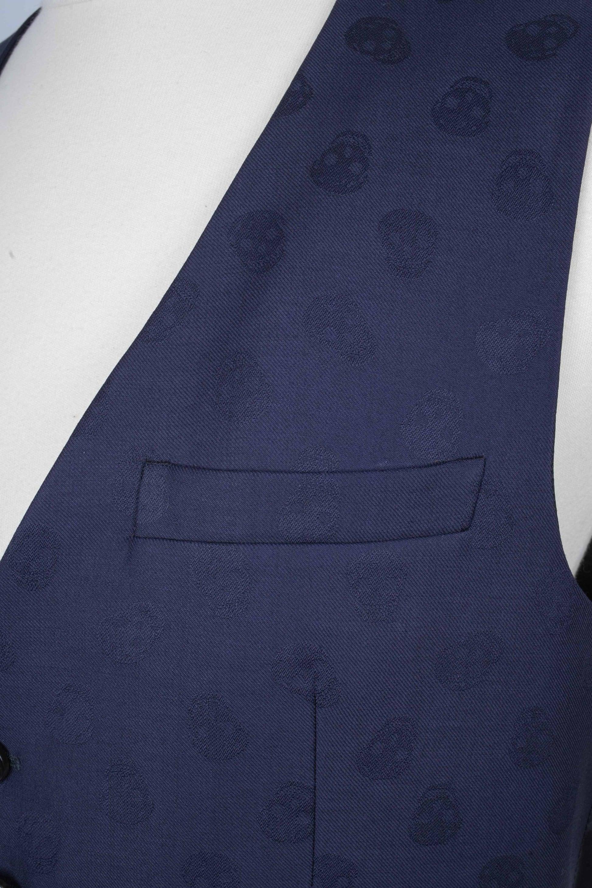 Men's Alexander McQueen Blue New Wool Men Jacket For Sale