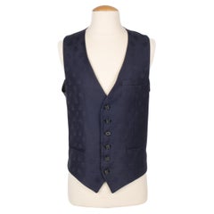Alexander McQueen Blue New Wool Men Jacket