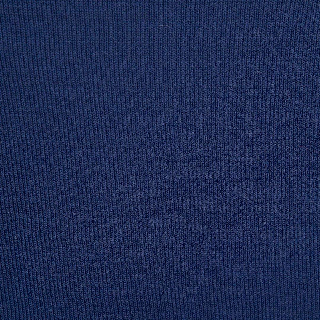Women's Alexander McQueen Blue Wool Knit V-Neck Jumper Size L