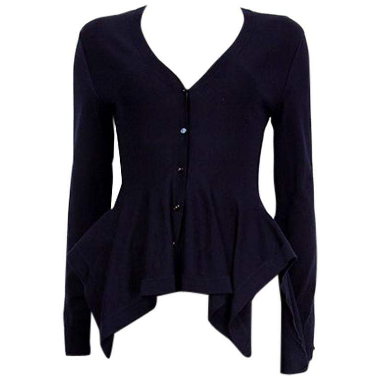 peplum cardigan sweater