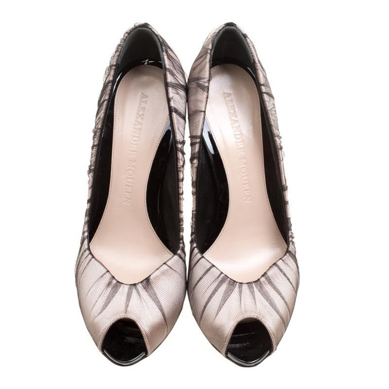 alexander mcqueen pink heels
