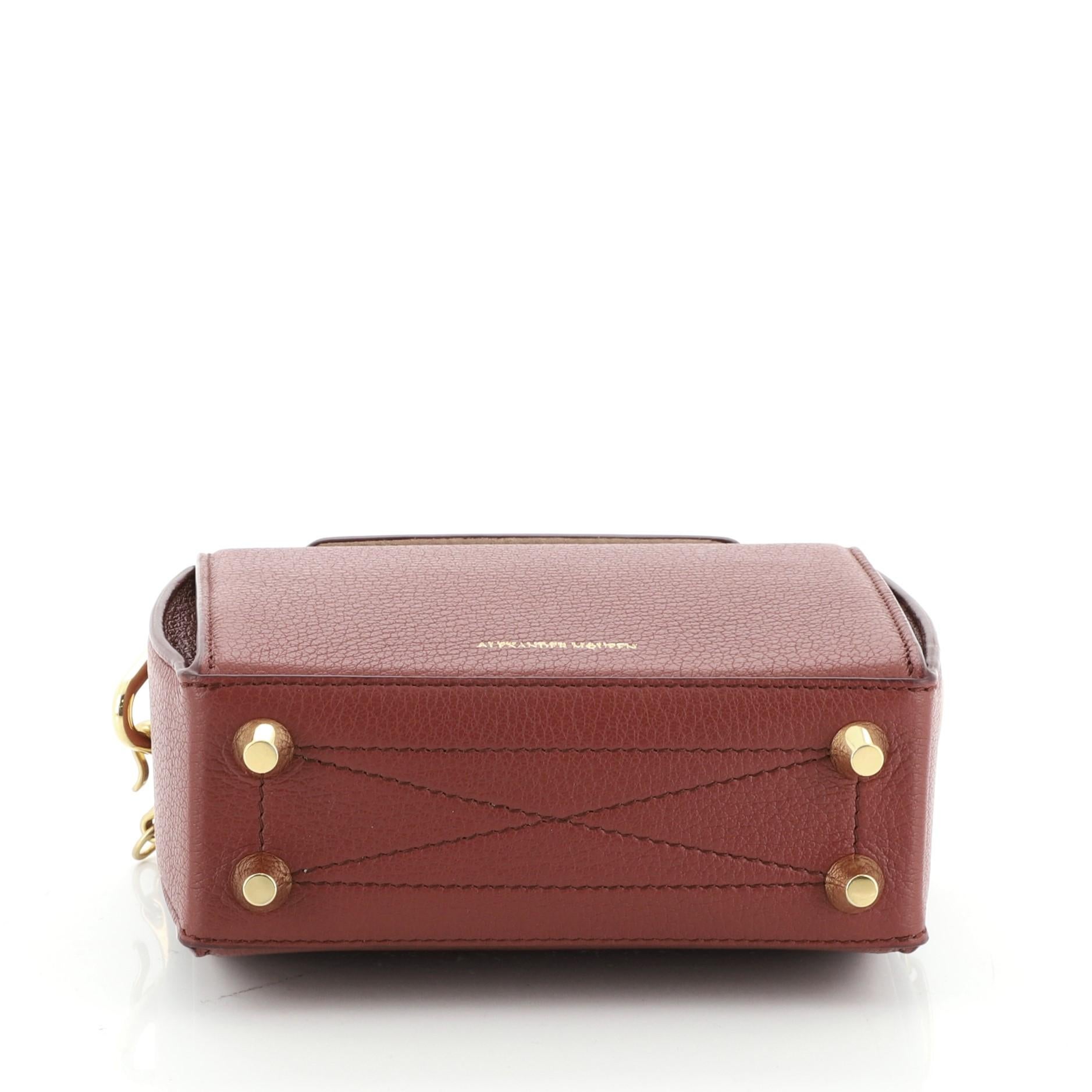 Women's or Men's Alexander McQueen Box Shoulder Bag Leather 16