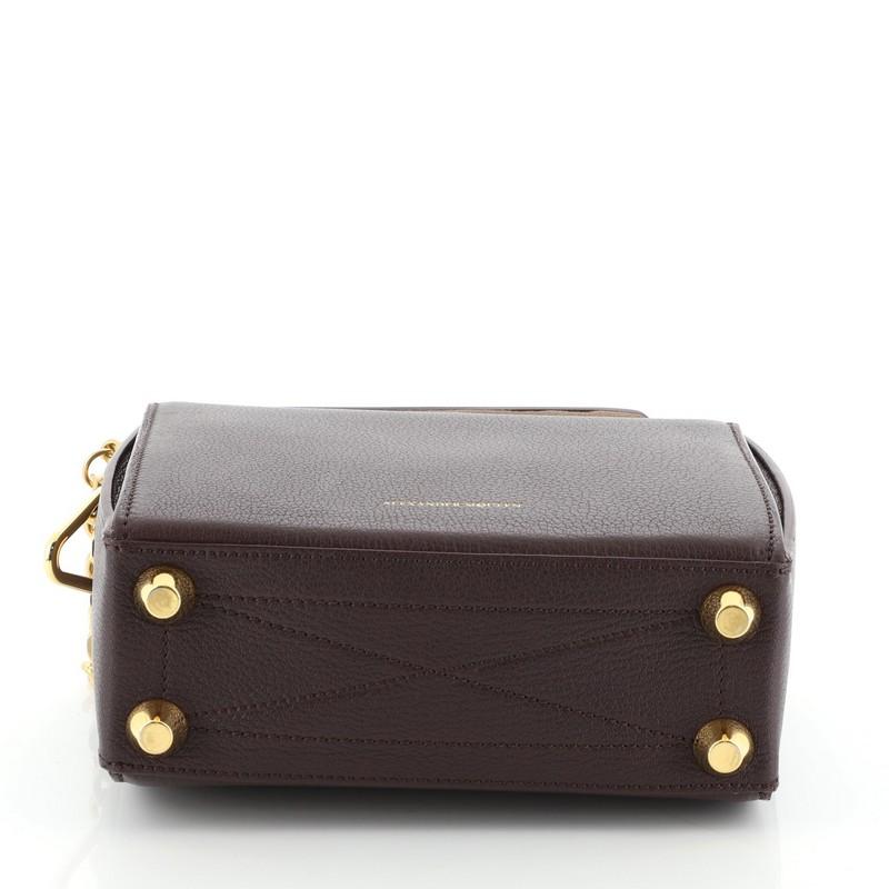 Black Alexander McQueen Box Shoulder Bag Leather 19