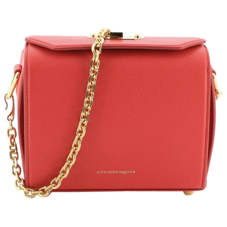 Alexander McQueen Box Shoulder Bag Leather 19