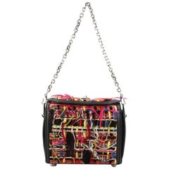 Alexander McQueen Box Shoulder Bag Tweed with Leather 19