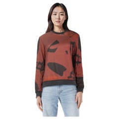 Alexander McQueen Brown 
Black Abstract Jumper Size S