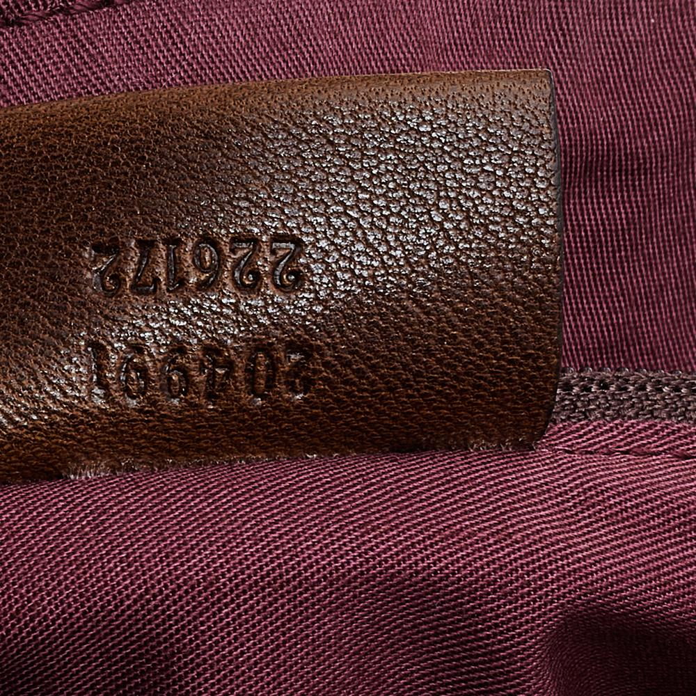 Alexander McQueen Brown Leather Faithful Glove Clutch 1