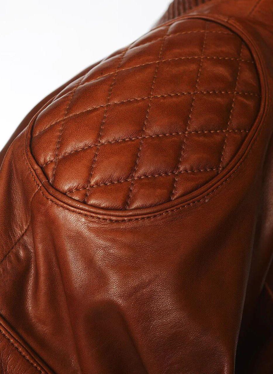 Alexander McQueen GIACCA IN PELLE MARRONE 38 - 2 In condizioni buone a Montgomery, TX