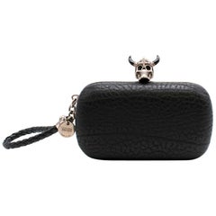 Alexander McQueen Bull Warrior Skull Clutch