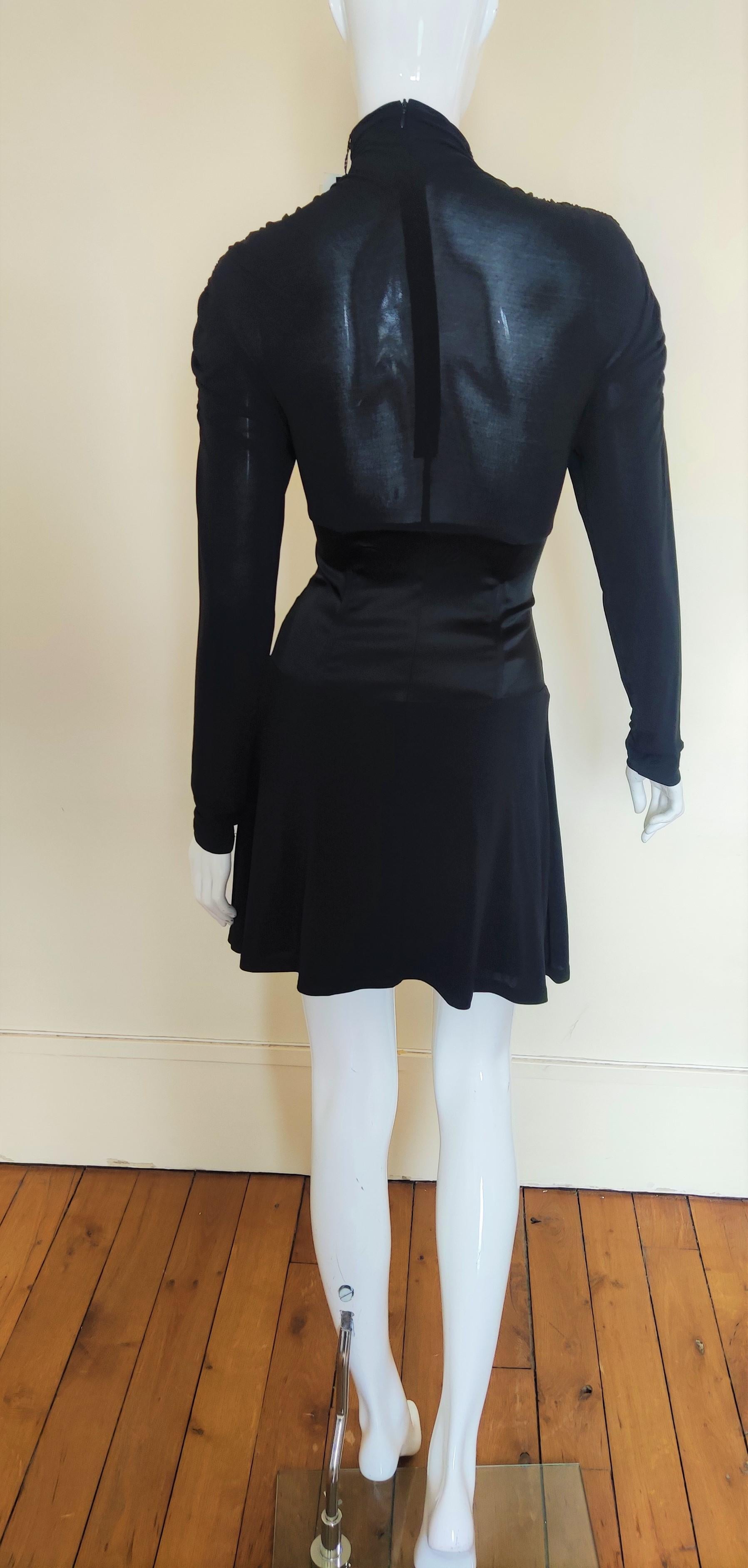 Alexander McQueen Bustier Corset Swarowski Crystal Transparent New Medium Dress For Sale 7