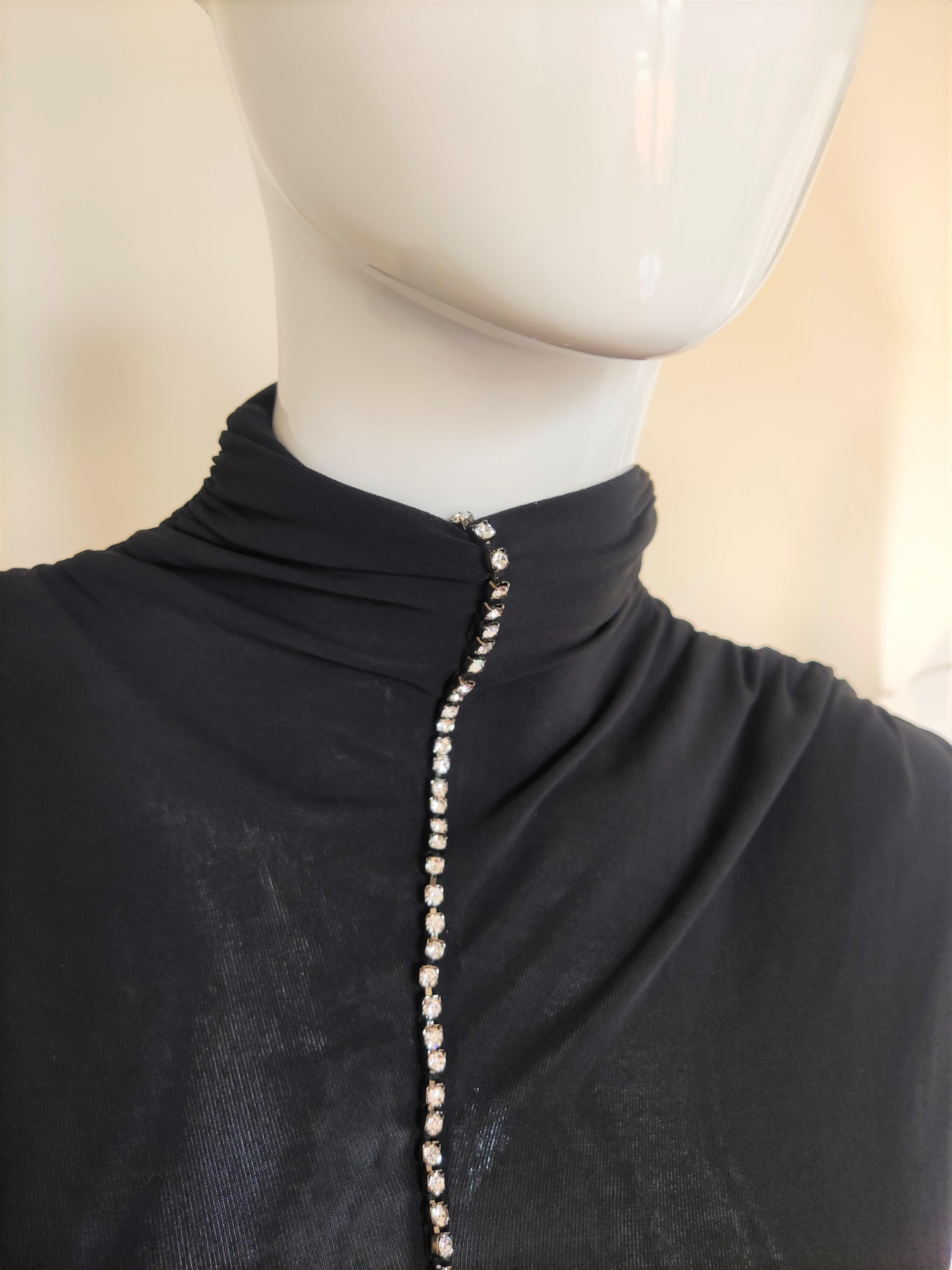 Alexander McQueen Bustier Corset Swarowski Crystal Transparent New Medium Dress For Sale 3