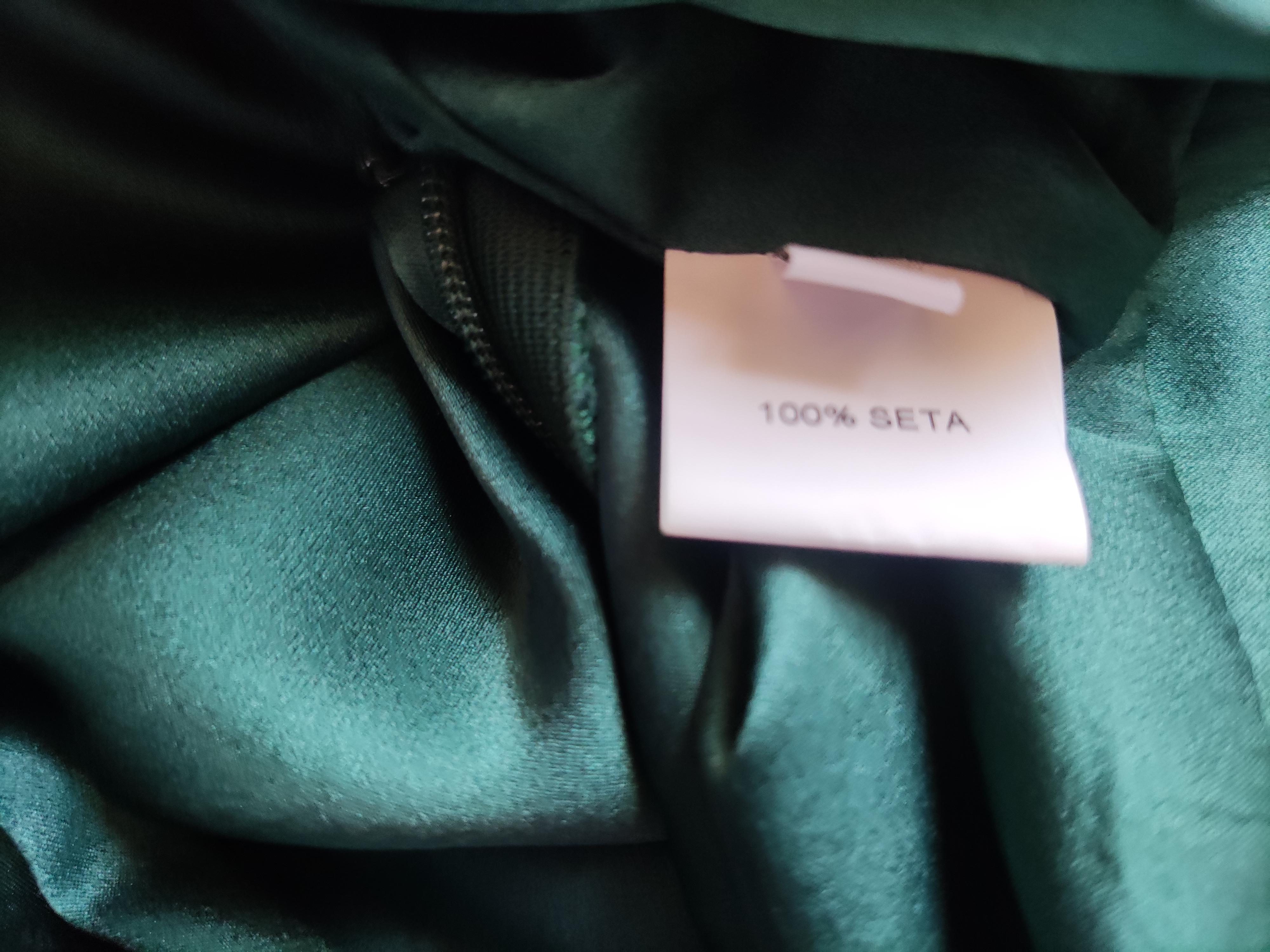 Alexander McQueen - Robe midi de soirée à corset en soie vert Poision en vente 9