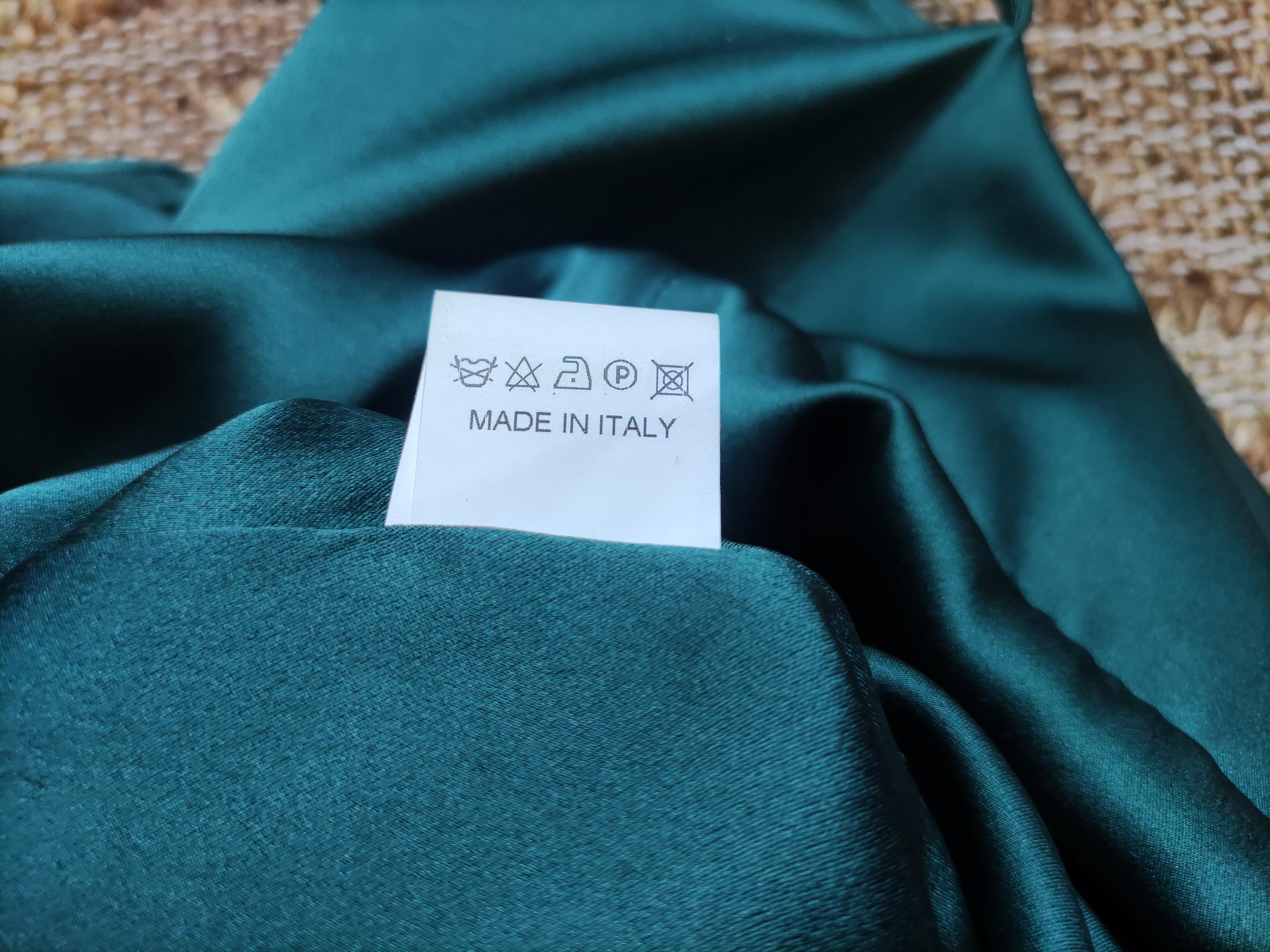 Alexander McQueen - Robe midi de soirée à corset en soie vert Poision en vente 10