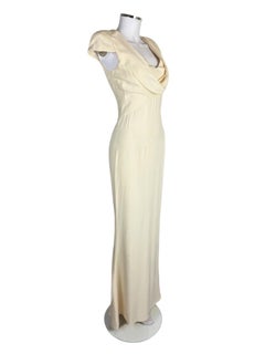 Alexander McQueen by Sarah Burton Off-White Silk Gown, 2011