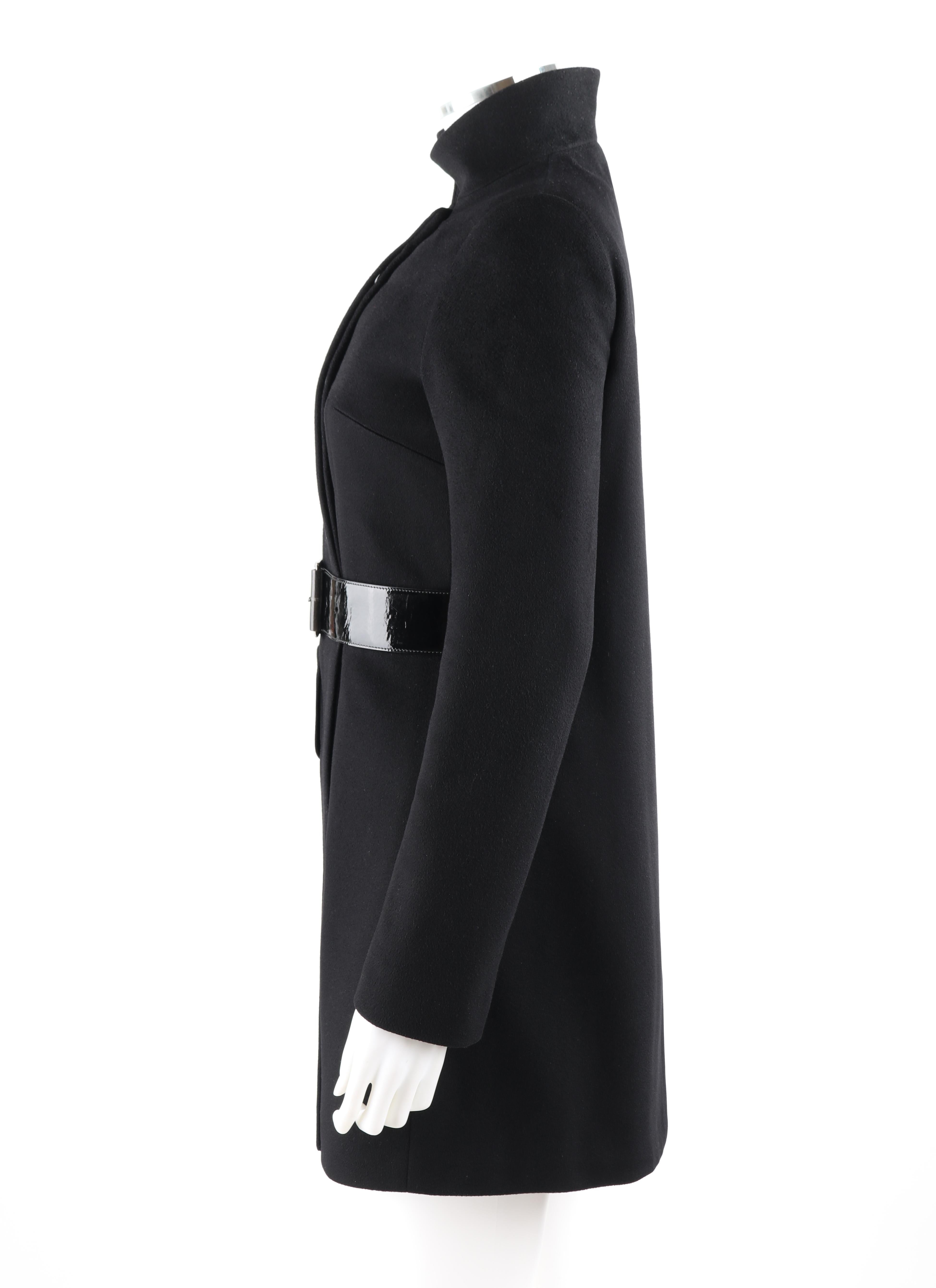 alexander mcqueen black coat dress