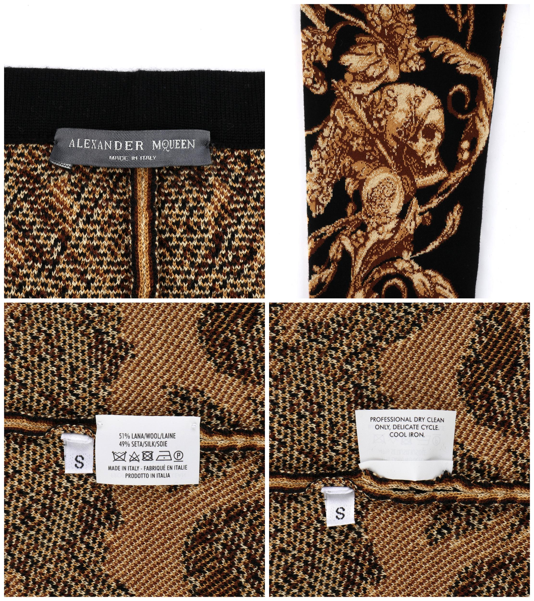 ALEXANDER McQUEEN c.2010 “Angels & Demons” Grinling Gibbons Knit Legging For Sale 2