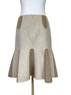 Alexander McQueen Cashmere Skirt F/W 2004
