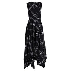 Alexander McQueen CASHMERE/WOOL ASYMMETRICAL MAXI DRESS IT 42