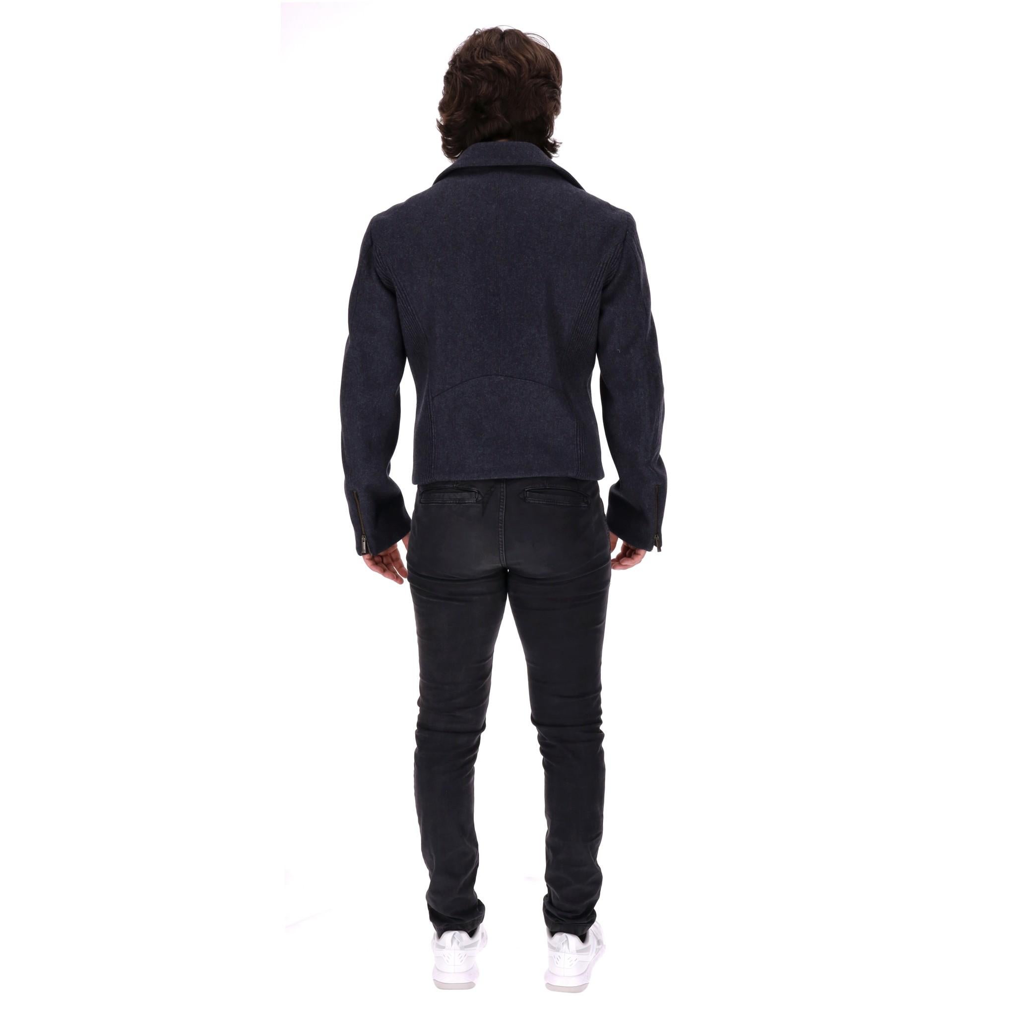 Alexander McQueen Cashmere & Wool Blend Jacket In Excellent Condition For Sale In London, GB