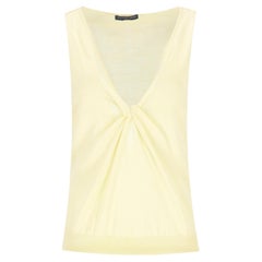 Alexander McQueen Cashmere, Wool 
Silk Blend Knot Detail Top