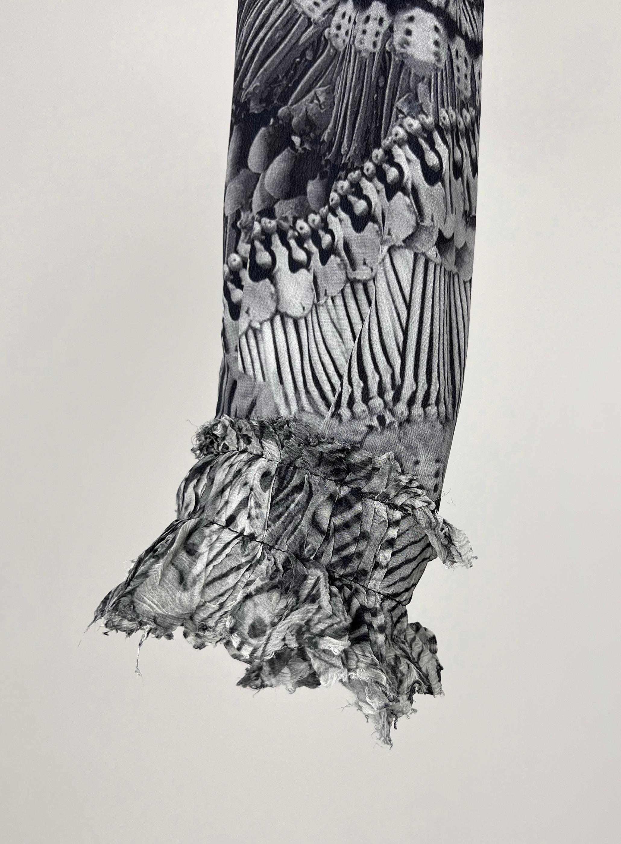 Alexander McQueen catacombs skull printed blouse  collection: Pre-Fall 2010 4