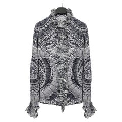 Alexander McQueen, camicetta con stampa di teschi di catacombe  Collection'S: Pre-Autunno 2010