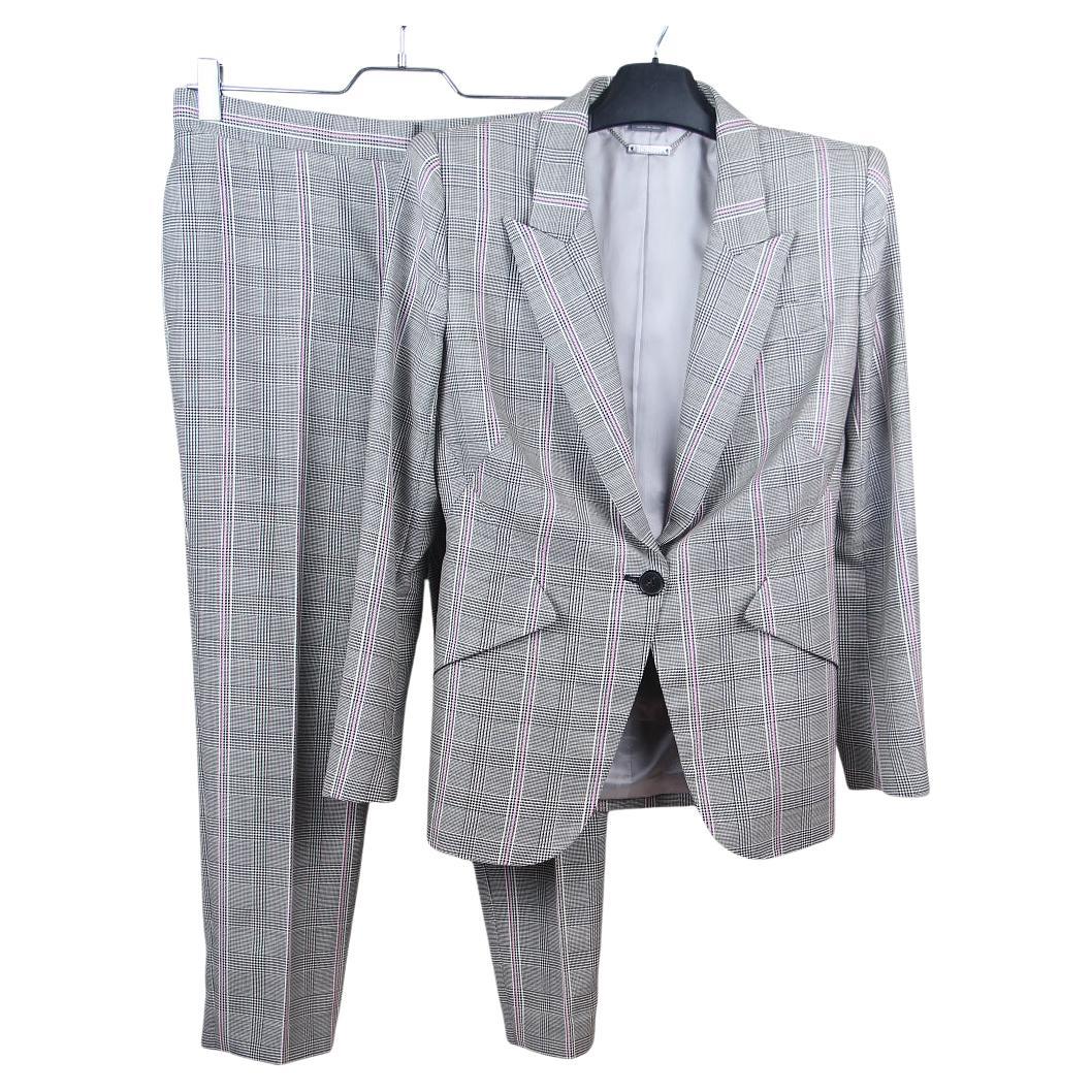 Abito con pantaloni a quadri Alexander McQueen