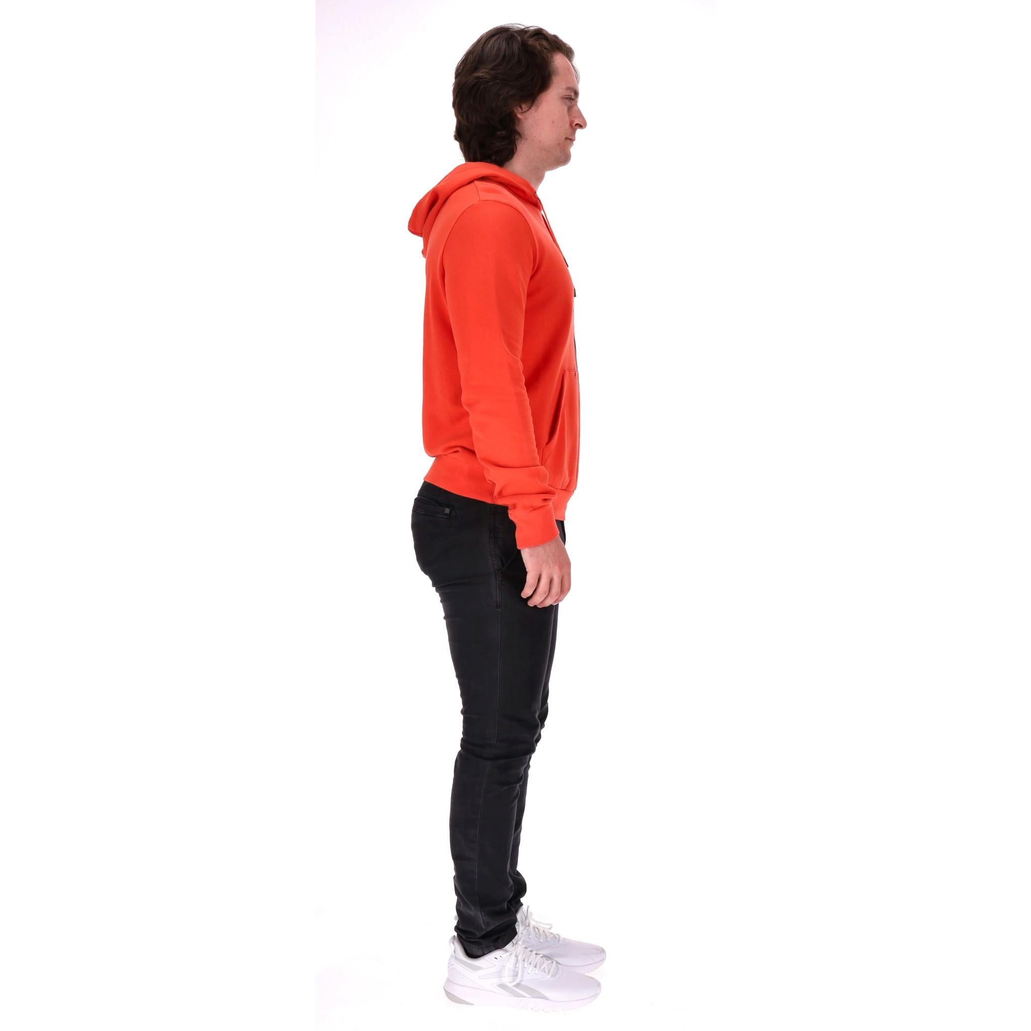 Alexander McQueen Baumwoll- Hoodie mit Clown-Druck (Rot) im Angebot