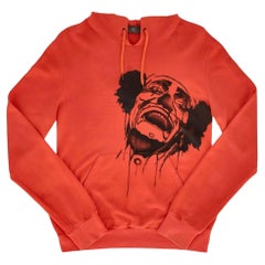 Alexander McQueen Clown Print Cotton Hoodie