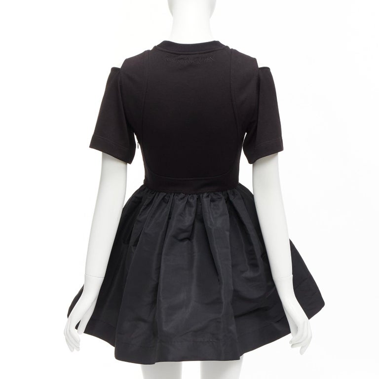 taffeta skater dress boohoo Women's Plus Size Taffeta Bow Back Puff Sleeve Skater Dress - Ivory
