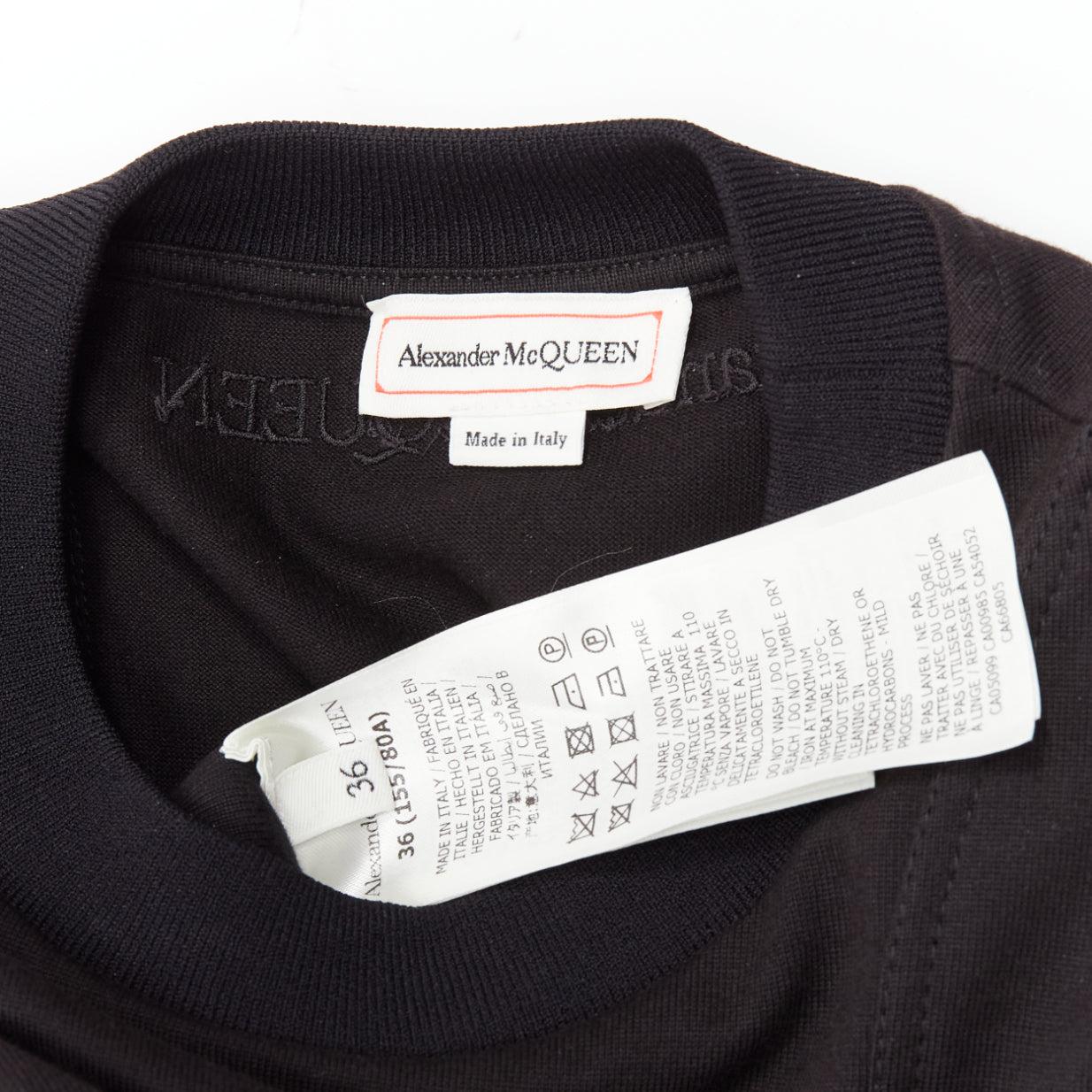 ALEXANDER MCQUEEN cold shoulder fit flared taffeta skirt skater dress IT36 XXS For Sale 4