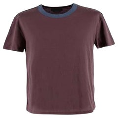 Alexander McQueen Contrast Collar Crewneck T-shirt