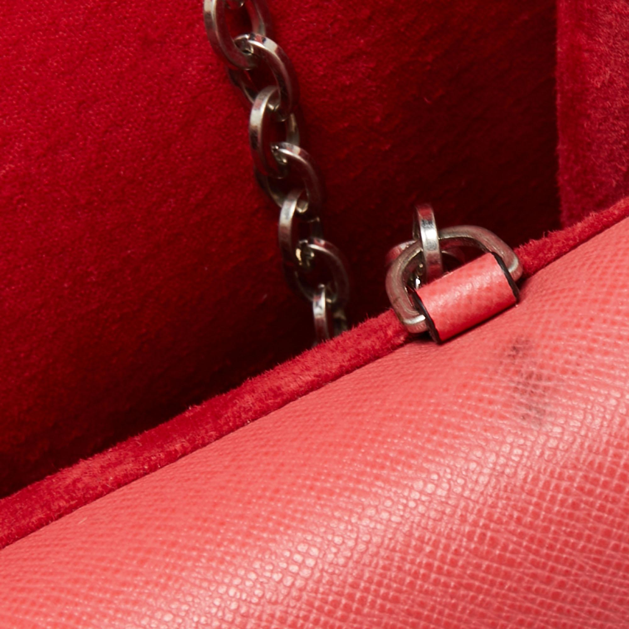 Alexander McQueen Coral Pink Leather Heroine Shoulder Bag 5