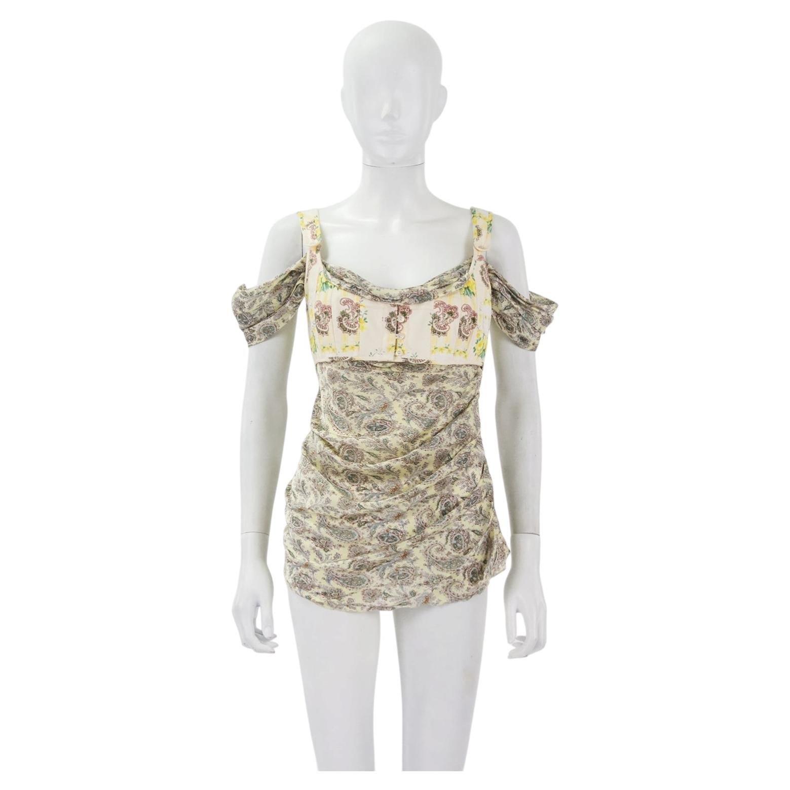 Alexander McQueen Korsett-Top, Frühjahr/Sommer 2005