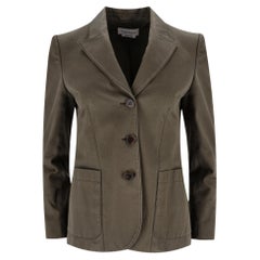 Alexander McQueen - Veste en gabardine de coton